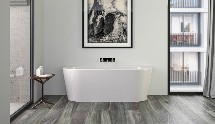 Ванна Knief Wall XS 1650x750x580 мм белый глянцевый 0100255