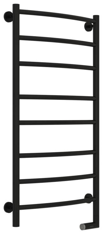 Полотенцесушитель электрический Сунержа Галант 2.0 1000x500 мм МЭМ справа черный матовый 3152011050