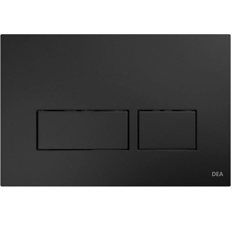 Клавиша смыва DEA Design двойной смыв 236х152 мм черный матовый DD3735MB