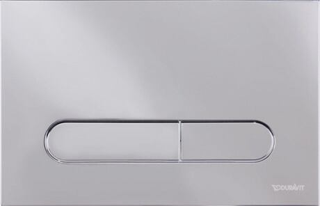 Клавиша смыва Duravit DuraSystem для унитаза 230х150.5 мм хром WD5009021000/WF5100021010