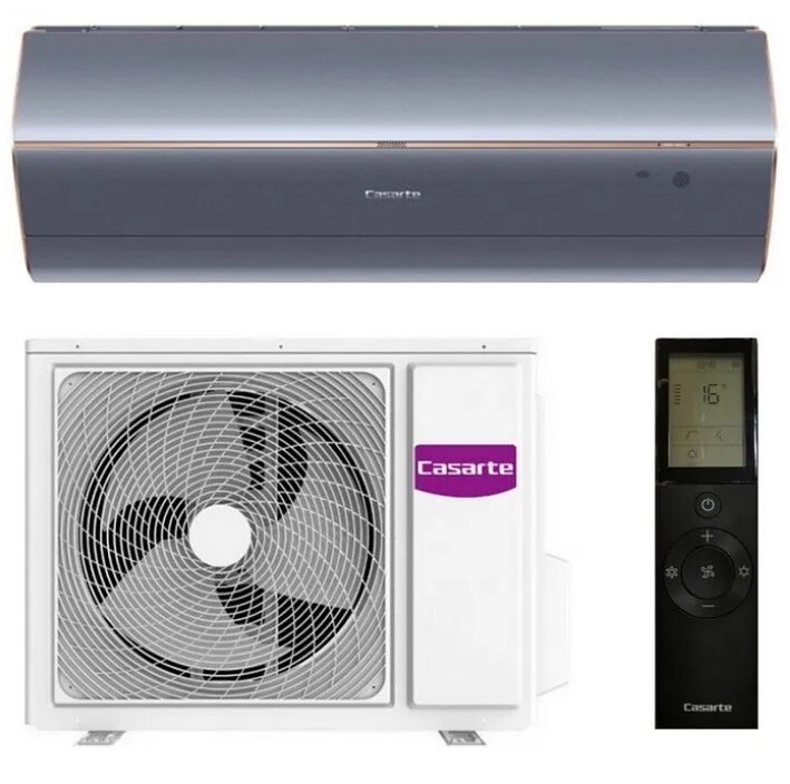 Кондиционер сплит-система Casarte TRIANO CAS35MW1/R3-B / 1U35MW1/R3 инверторный синий антрацит