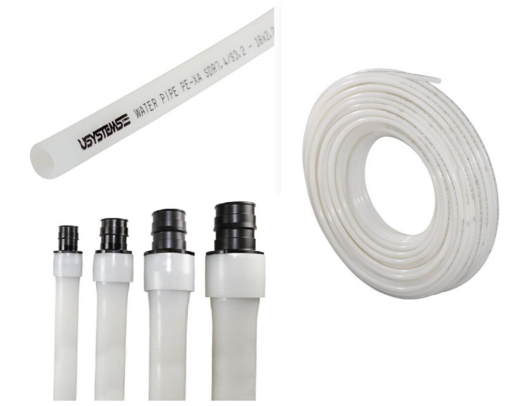 Труба PE-Xa USYSTEMS Water Pipe 25x3.5 мм PN10 белая бухта 50 м 1136992