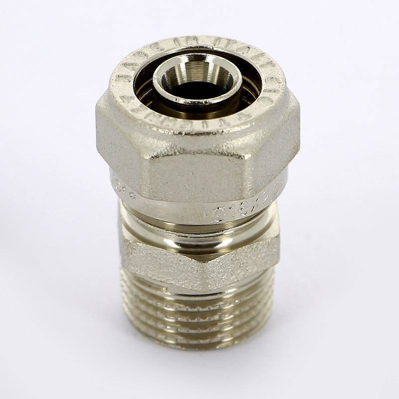 Муфта обжимная Tiemme никелированная 16х3/4 НР 1600031