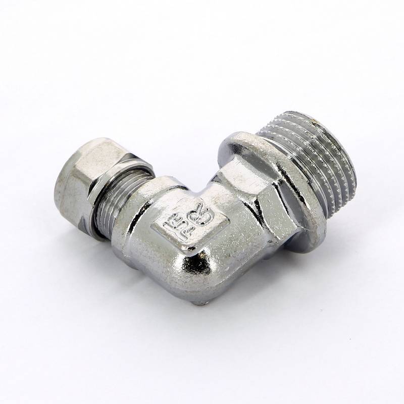 Угол обжимной хромированный Tiemme 10х1/2 наружная резьба 1130049