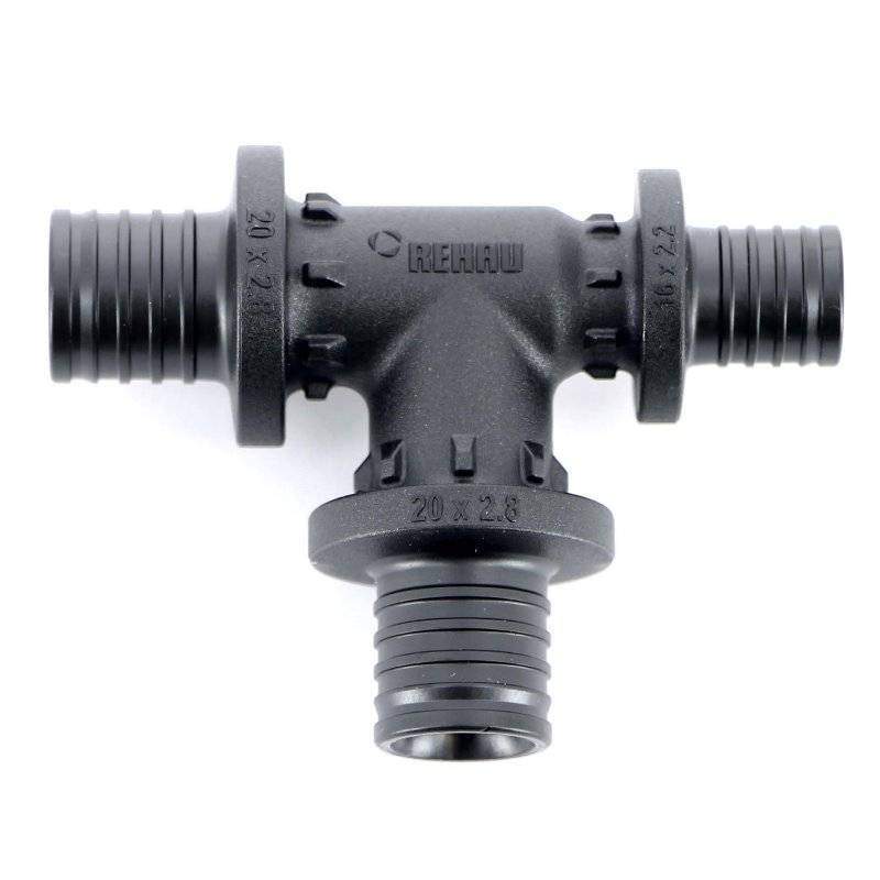 Тройник редукционный REHAU RAUTITAN PX 20х20х16 мм 160071