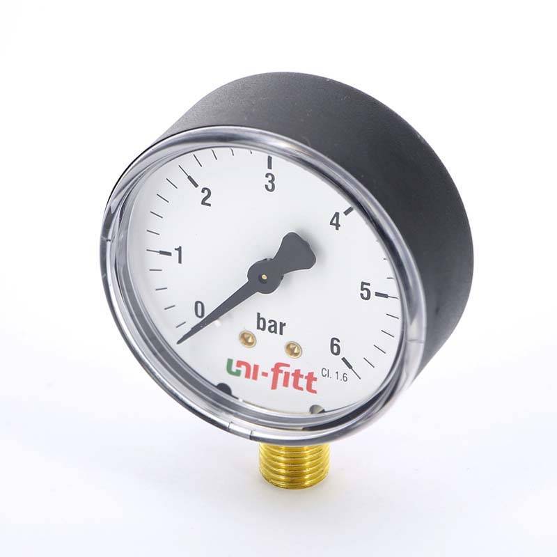 Манометр радиальный Uni-Fitt 1/4 10 бар 63 мм 301P3030