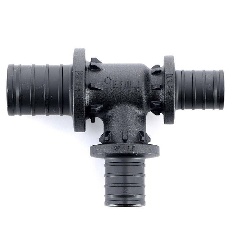 Тройник редукционный REHAU Rautitan PX 32x25x25 мм 11600911001