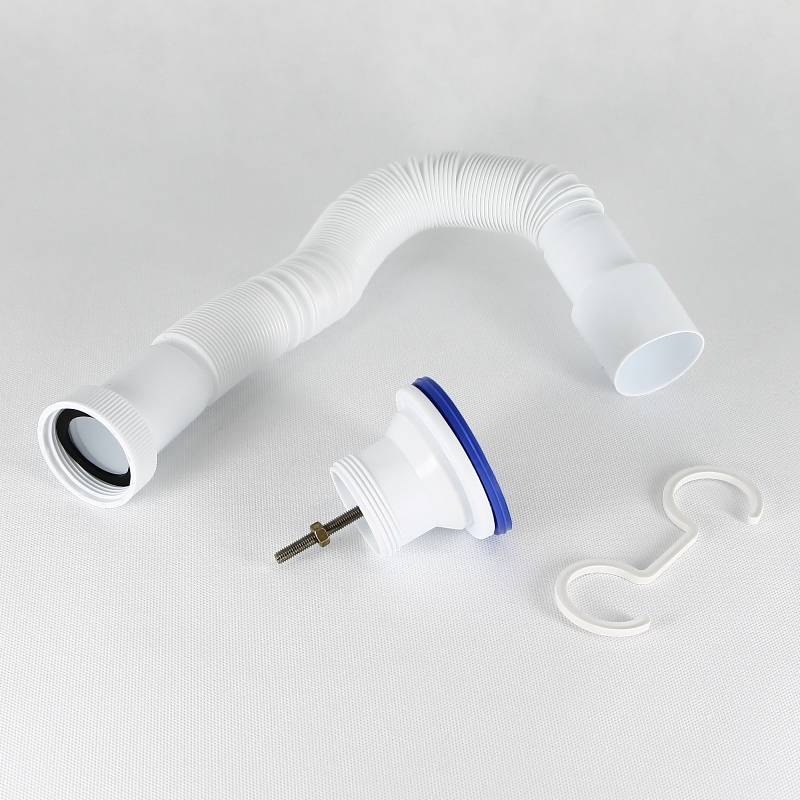 Сифон гофрированный Wirquin Мини Элит 1 1/2 х 40/50 мм чашка 70 мм 800 мм 30986333