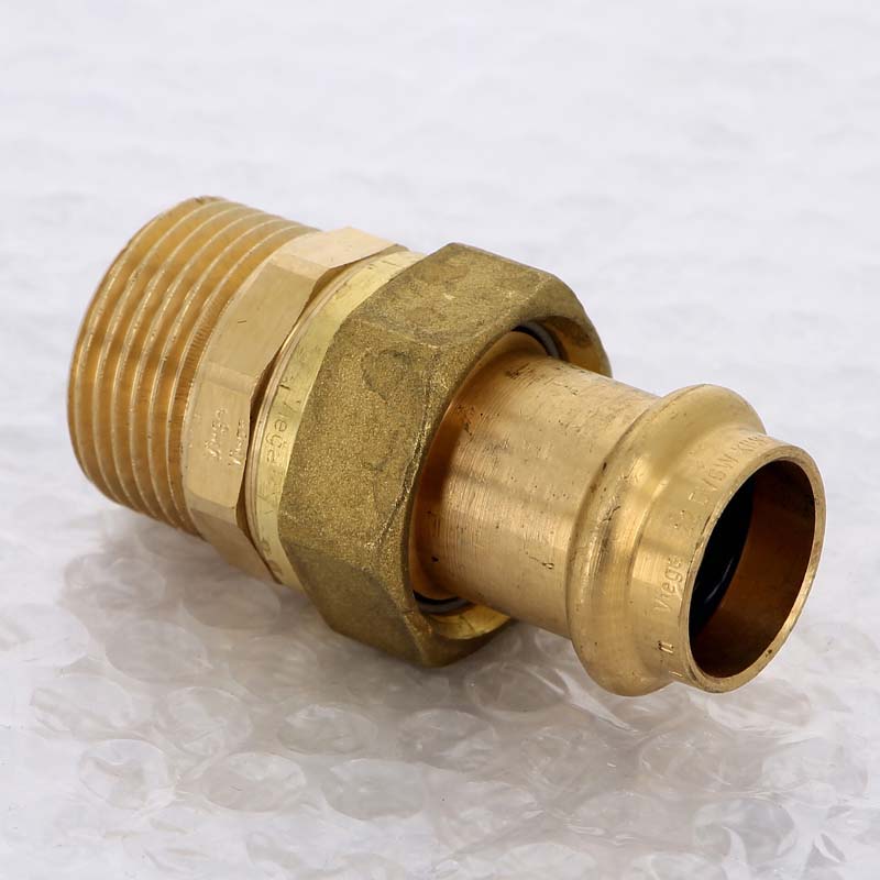 Муфта разъёмная пресс-Н бронза Viega Sanpress 22x1 148492