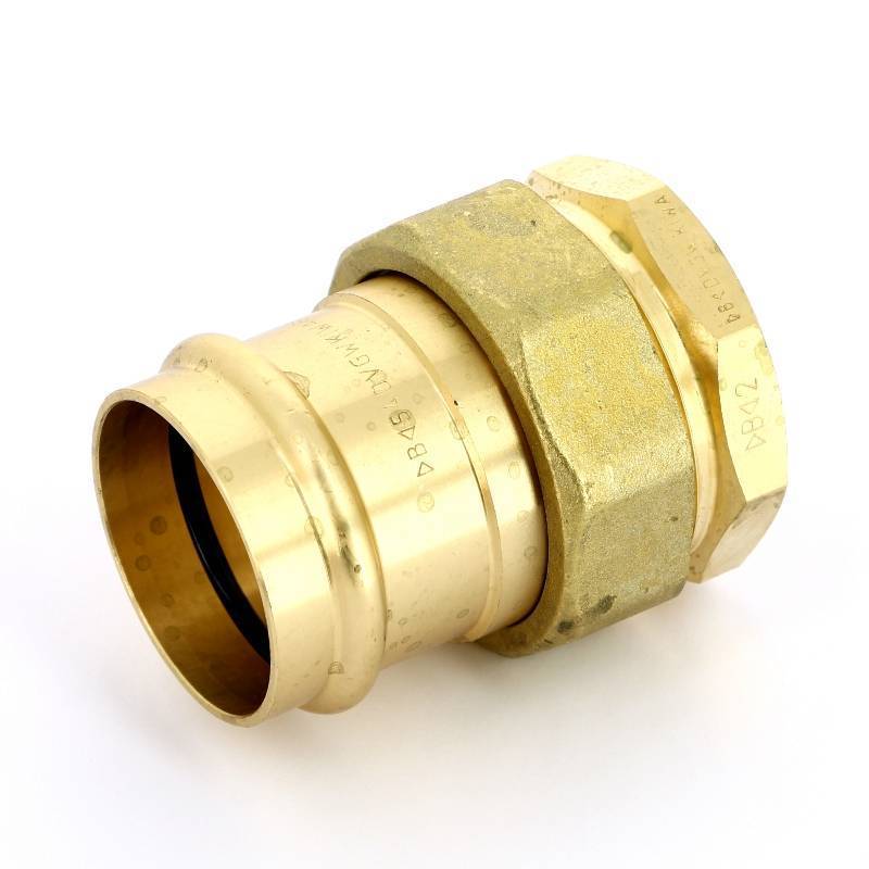 Муфта разъемная IBP >B< Press 54 мм х 2 ВР бронза P4330G05416000