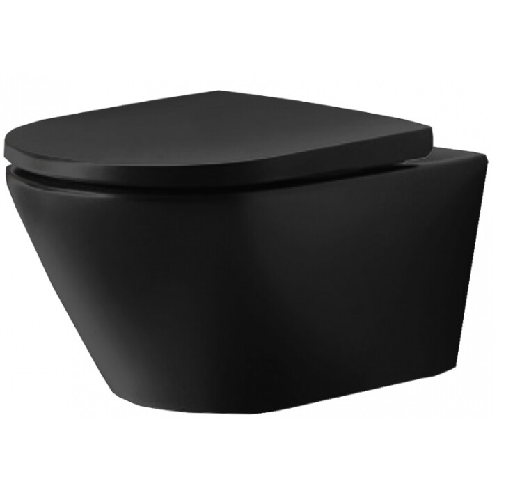 Унитаз подвесной Duravit D-Neo 370x540x360 мм безободковый антрацит матовый 257709AD00