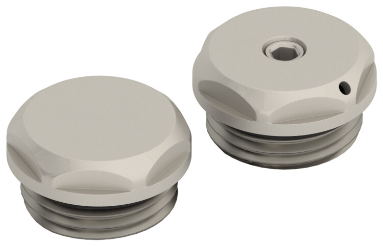 Спускной клапан-заглушка Сунержа RAL 7048 7048-1201-0000