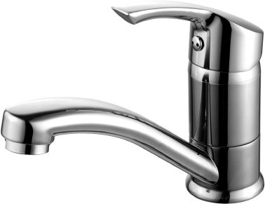 Смеситель для умывальника Lemark Strike с поворотным изливом хром LM1107C