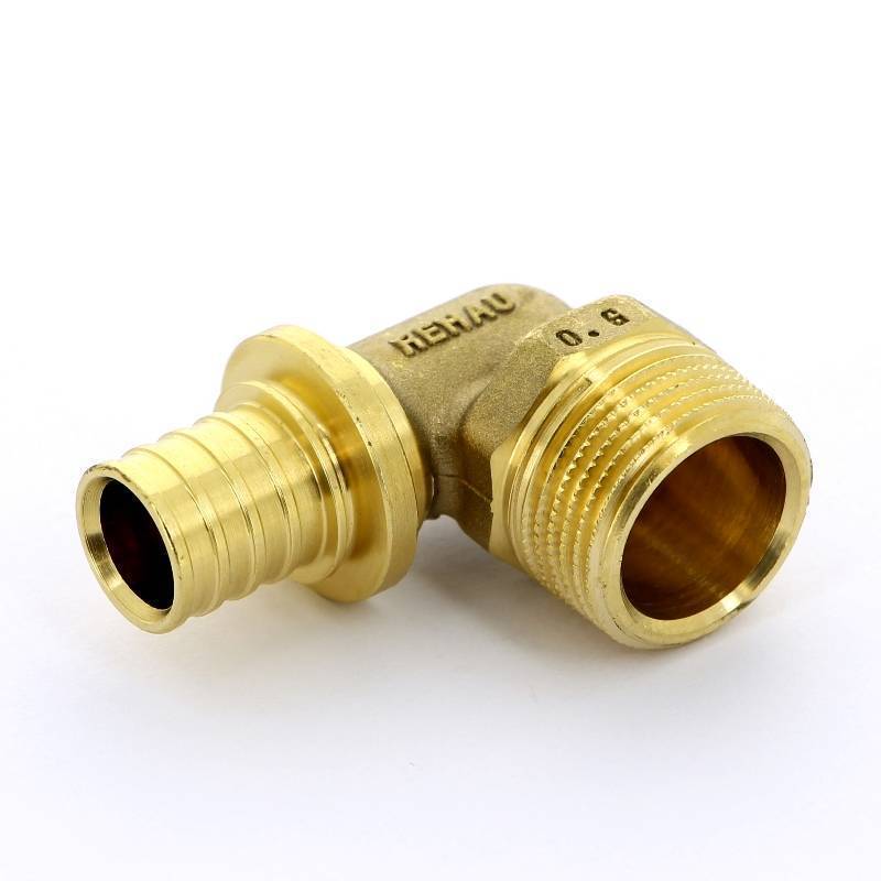 Угольник с наружной резьбой REHAU RAUTITAN MX 20x3/4 латунь 11375451001