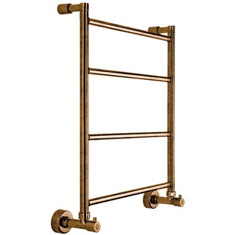 Полотенцесушитель водяной Margaroli Mini 3-482 535x659 мм состаренная латунь 34824704OBNS