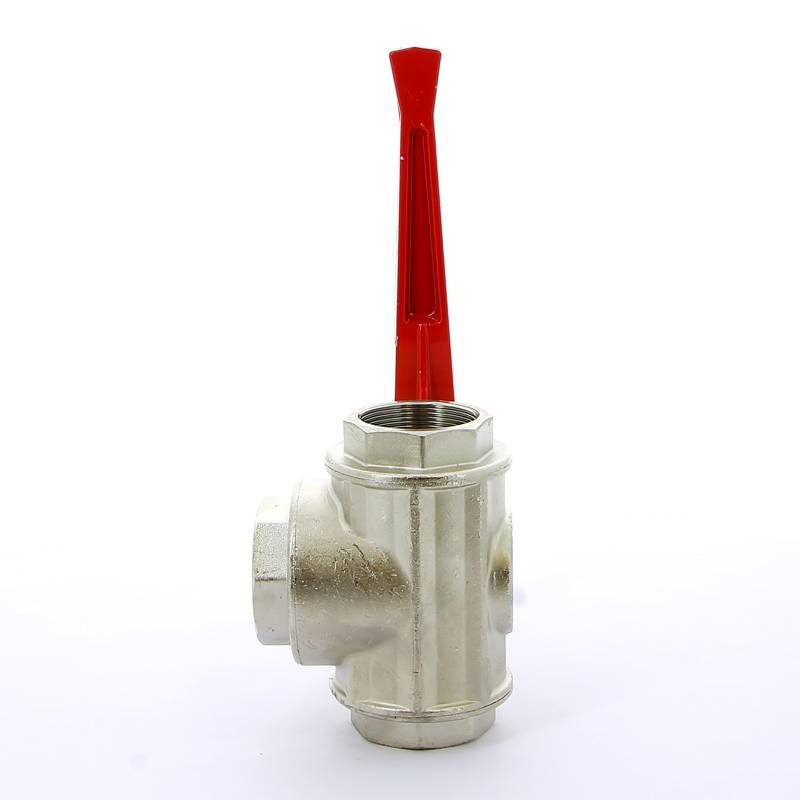 Кран шаровой трехходовой ITAP 128 T-порт рычаг 2 ВВ 1280200T