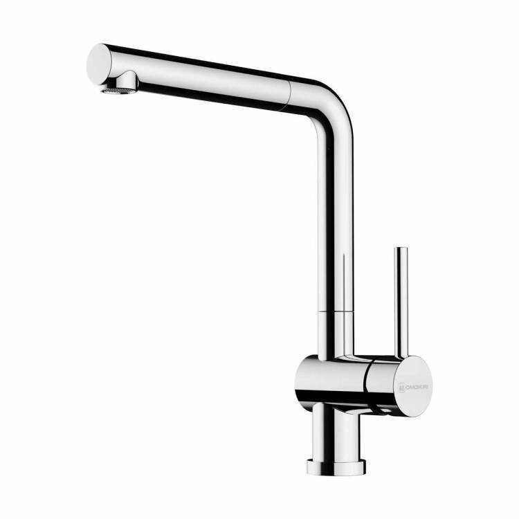 Смеситель для кухни OMOIKIRI Akashi-S с выдвижным изливом хром 4994036