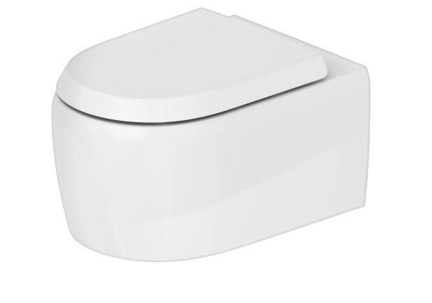 Унитаз подвесной Duravit Qatego 380x570 мм Rimless белый альпийский 2556090000