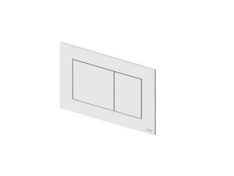 Панель смыва для унитаза TECE TECEnow 220х150 мм белый антибактериальный 9240405