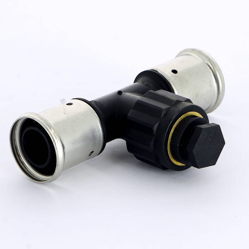 Тройник пресс с внутренней резьбой Henco PVDF 20х3/4х20 мм 13PK-200520