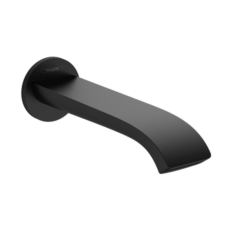 Излив для ванны Hansgrohe Vivenis настенный черный матовый 75410670