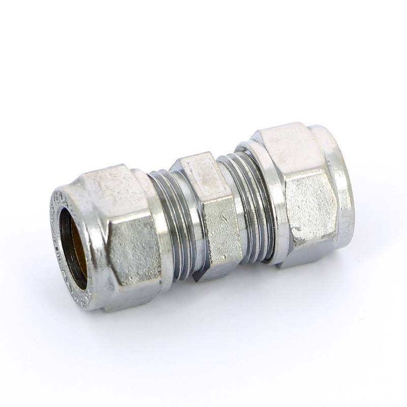 Муфта обжимная Tiemme хромированная 12х12 мм 1130011