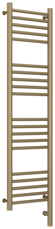 Полотенцесушитель электрический Сунержа Богема 3.0 1200x300 мм МЭМ нижнее справа золото матовое 032-5805-1230