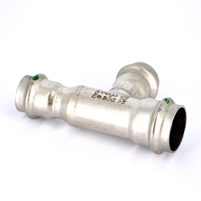 Тройник пресс Sanpress Viega 28x22x22 мм 452506