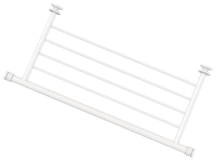 Полка прямая Сунержа 4П 470 мм белая 12-2012-4470