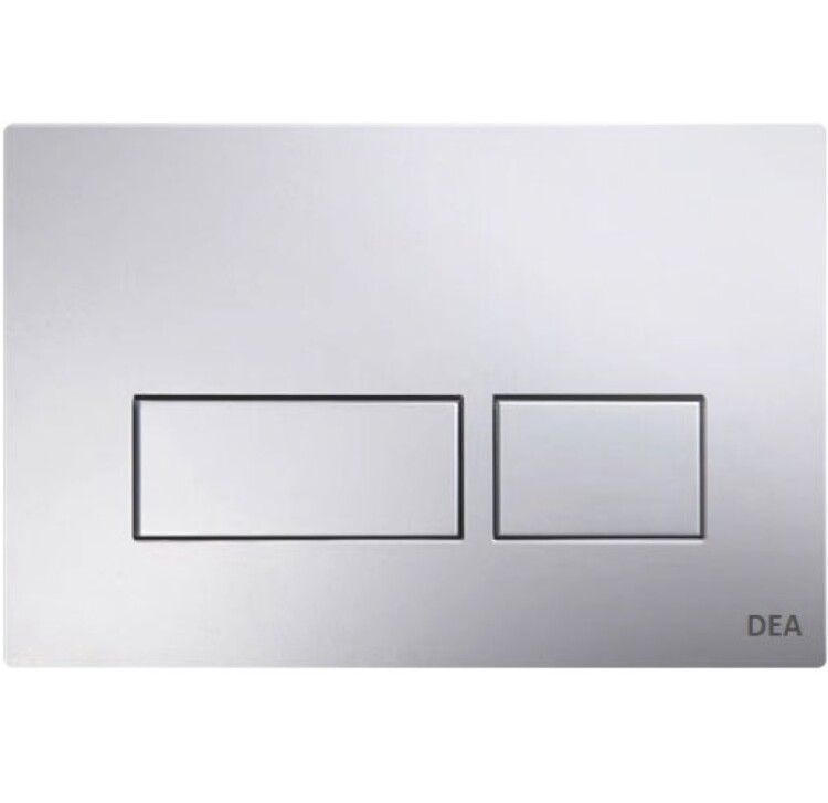 Клавиша смыва DEA Design двойной смыв 236х152 мм хром DD3735CR