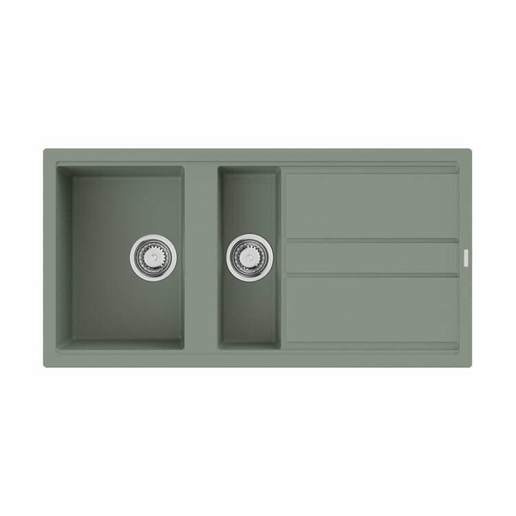 Кухонная мойка OMOIKIRI Kitagawa 100-2 1000x510 мм Wind Green 4993252