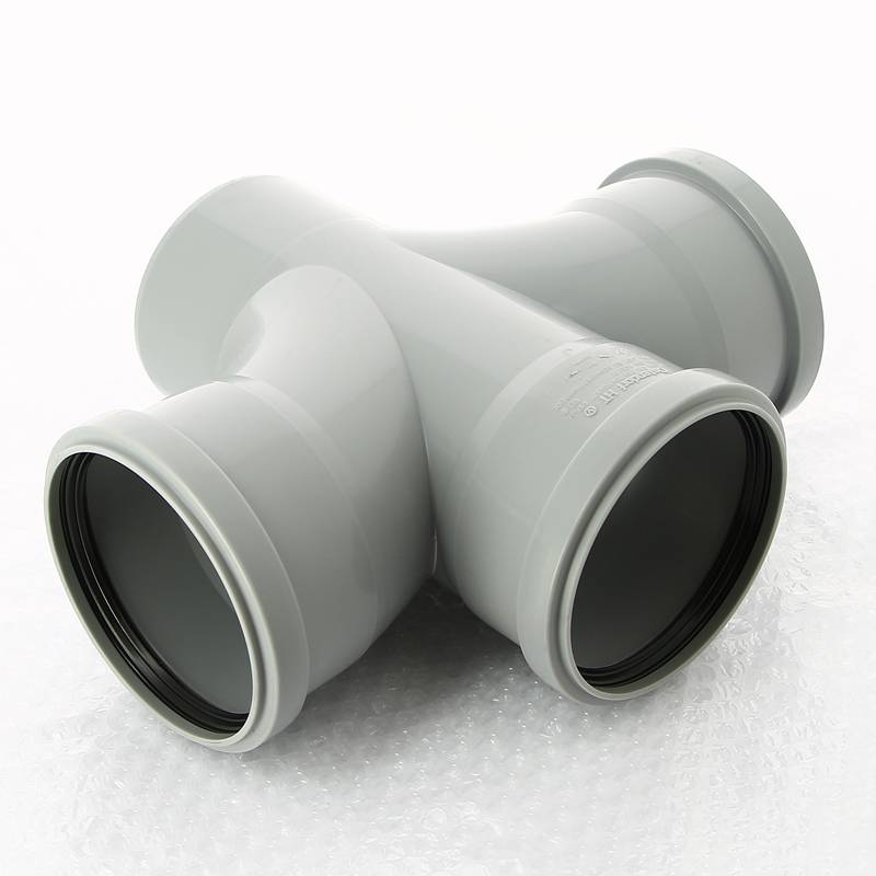 Тройник канализационный Ostendorf HT 110х90 мм 45° 115230