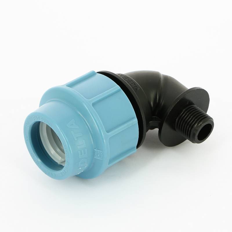 Угол обжимной для труб ПНД Unidelta 32х1/2 наружная резьба 1008032002