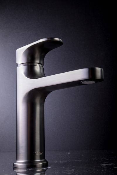 Смеситель для раковины высокий Boheme Spectre оружейная сталь 452-GM