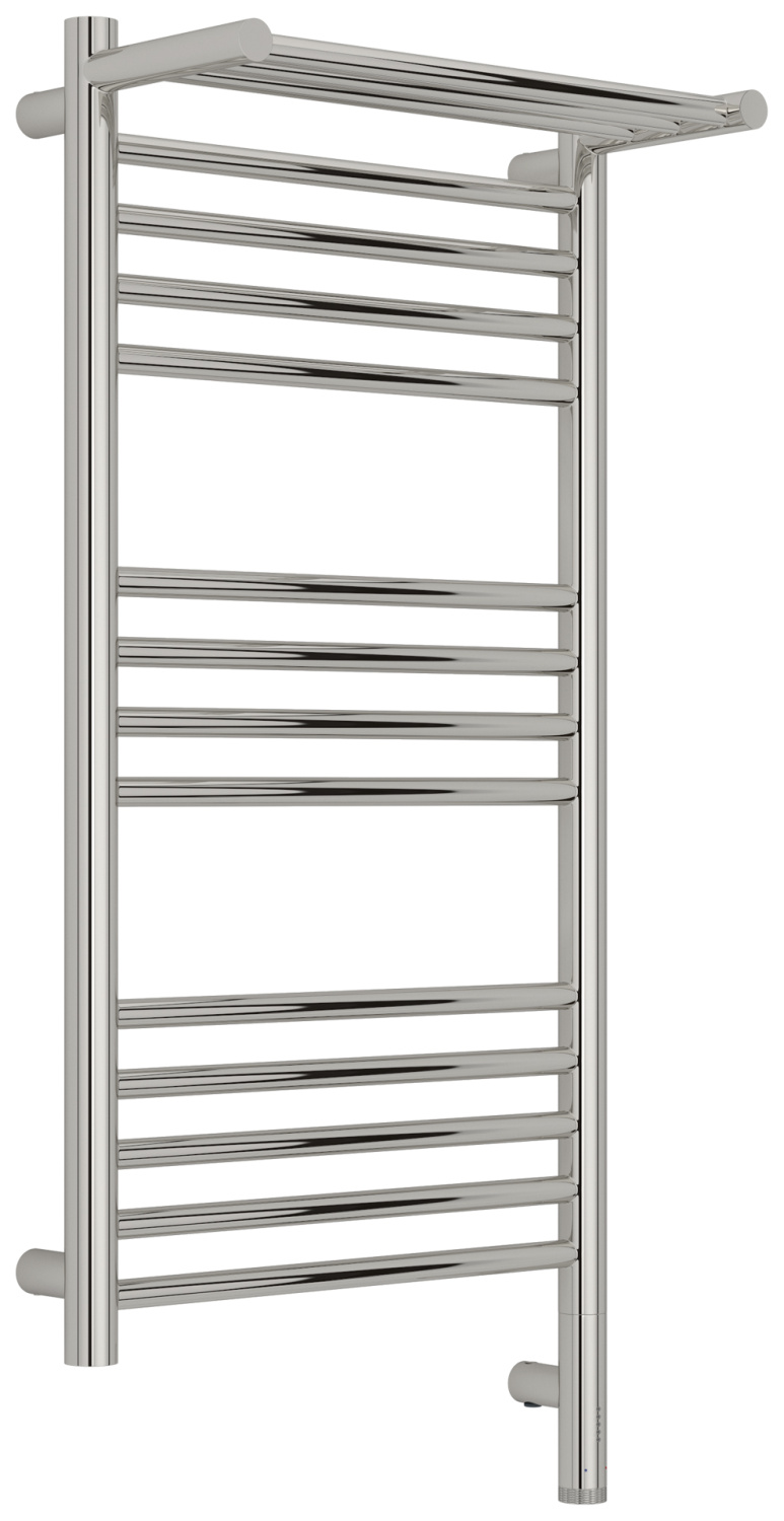 Полотенцесушитель электрический Сунержа Богема 3.1 с 1 полкой 40х80 см правый без покрытия 00-6007-8040