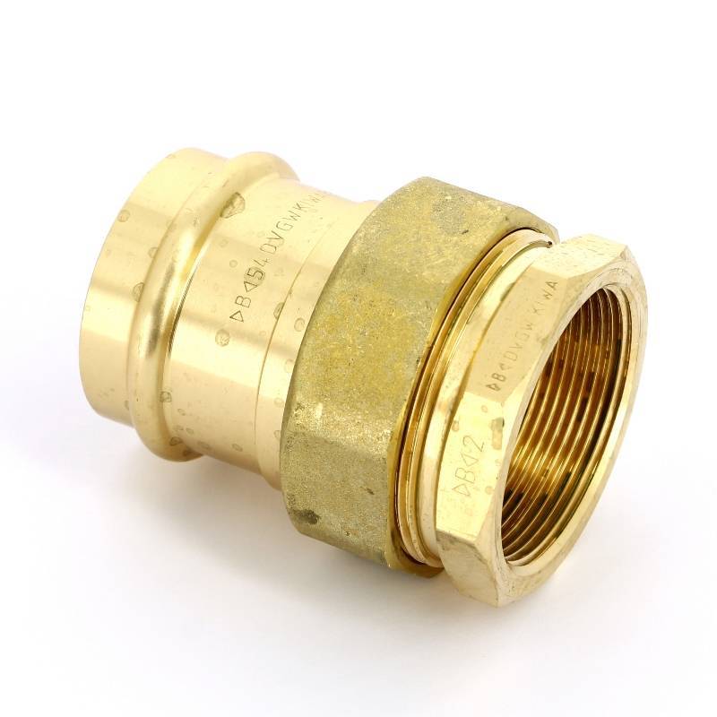 Муфта разъемная IBP >B< Press 54 мм х 2 ВР бронза P4330G05416000