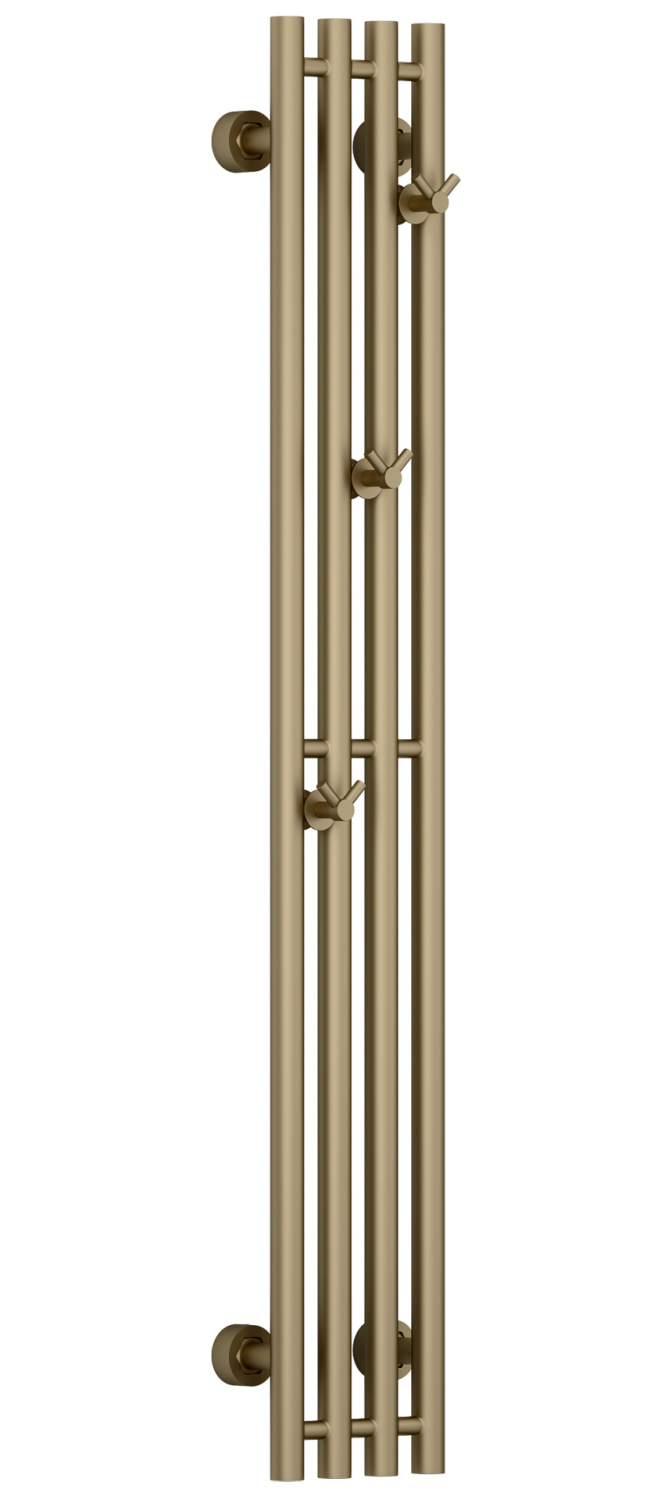 Полотенцесушитель водяной Сунержа Кантата PRO 200x1200 мм золотой шёлк матовый 32-0446-1215