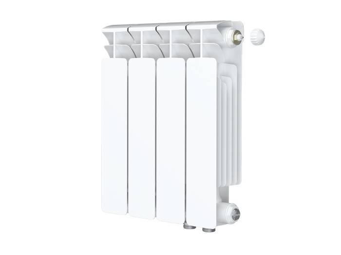 Радиатор биметаллический RIFAR Base Ventil 350 4 секции нижнее правое подключение RBV3504R