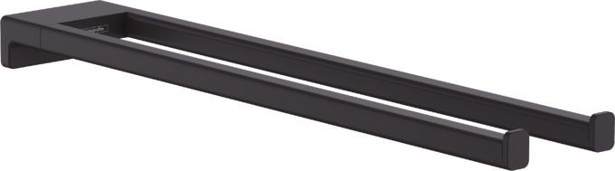 Полотенцедержатель двойной Hansgrohe AddStoris Matt Black 41770670