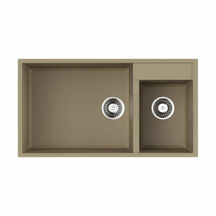 Мойка кухонная OMOIKIRI Tedori 85-2 850x465 мм 2 чаши Artgranit шампань 4993945