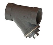 Фильтр сетчатый наклонный муфтовый Hogart DN40 PN25 сталь F51500025