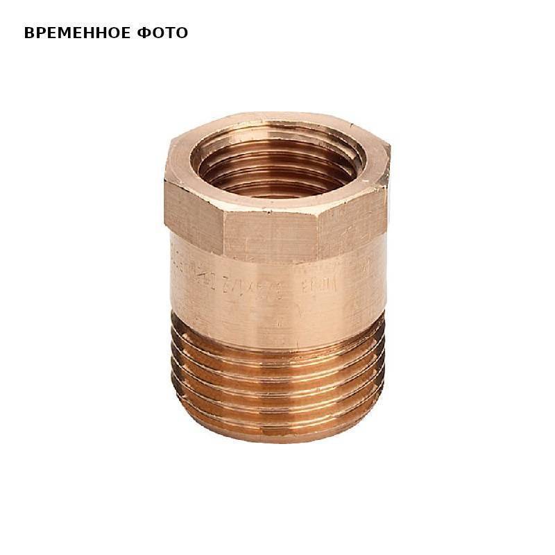 Ниппель переходной Viega 1 1/4x1 бронзовый 446758