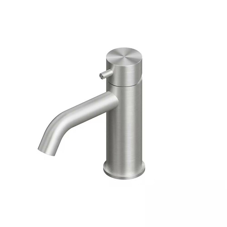 Смеситель для раковины Quadro Design Source сталь брашированная 1201AS