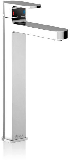 Смеситель для умывальника RAVAK Chrome CR 015.00 высокий X070100