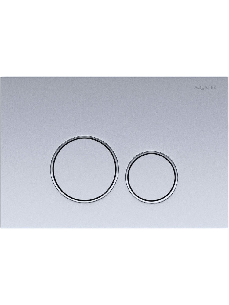 Панель смыва Tops Pneumo S круглые клавиши хром матовый PNS-0000013