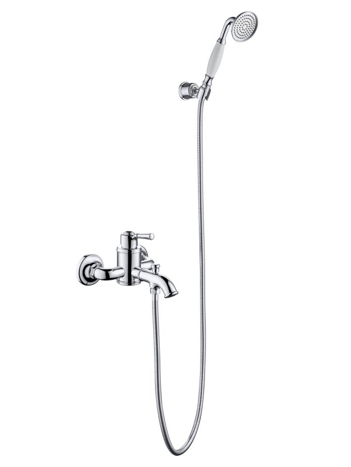 Смеситель для ванны Aquanet Классик с душевым набором AQ1549CR