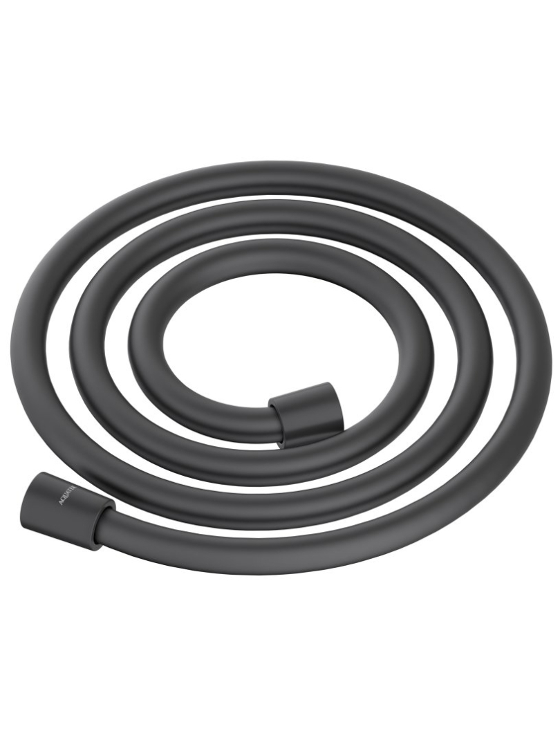 Шланг для душа Aquanet 150 см ПВХ матовый черный AQ2106MB