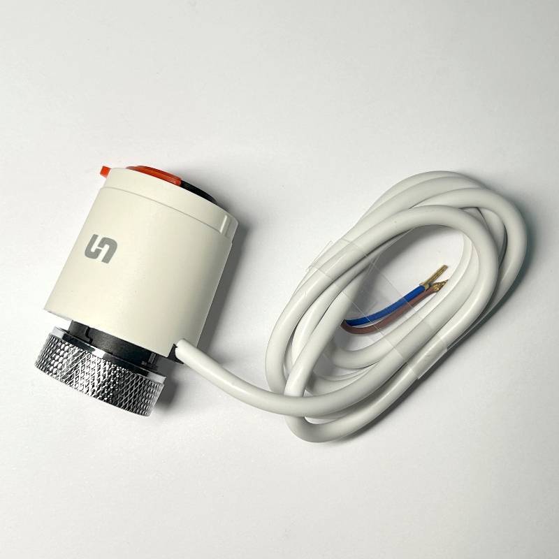 Привод термоэлектрический Stout NC нормально закрытый 230 В белый кабель 1 м STE-0001-000001