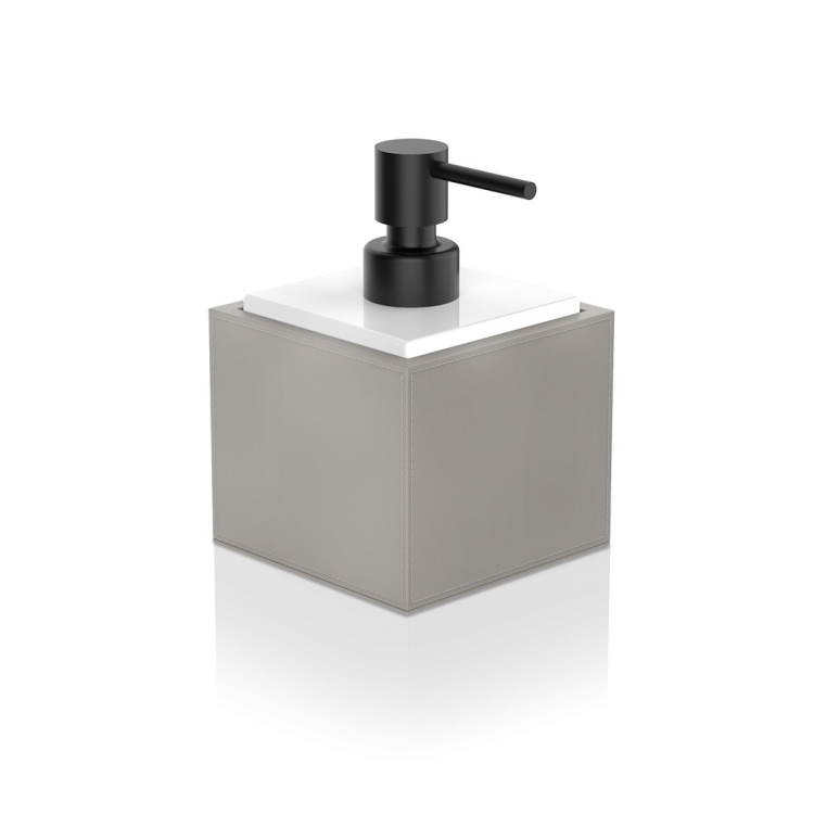Дозатор для жидкого мыла Decor Walther Brownie 99х99х147 мм тауп/черный 0937249