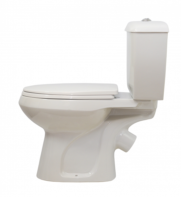 Унитаз-компакт Santek Элисса Стандарт косой выпуск нижний/боковой подвод 43301110202